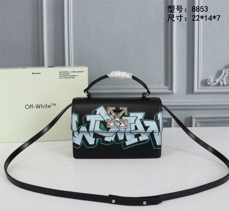 Off White Top Handle Bags